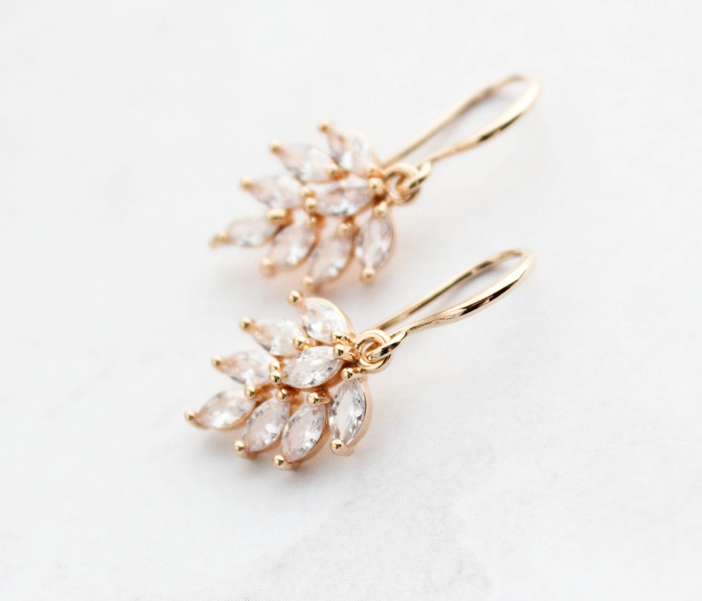 Drop Leaf Mini Dangle Earring