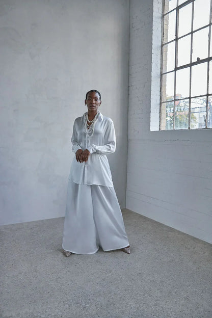 Manjura | Silky Shirt & Pant Set
