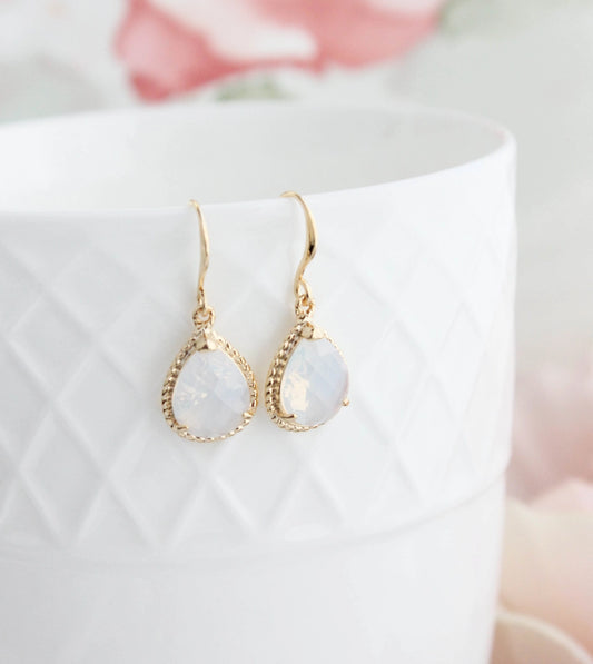 Glass Drop Earrings
