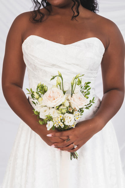 Klein | Basque A Line Gown