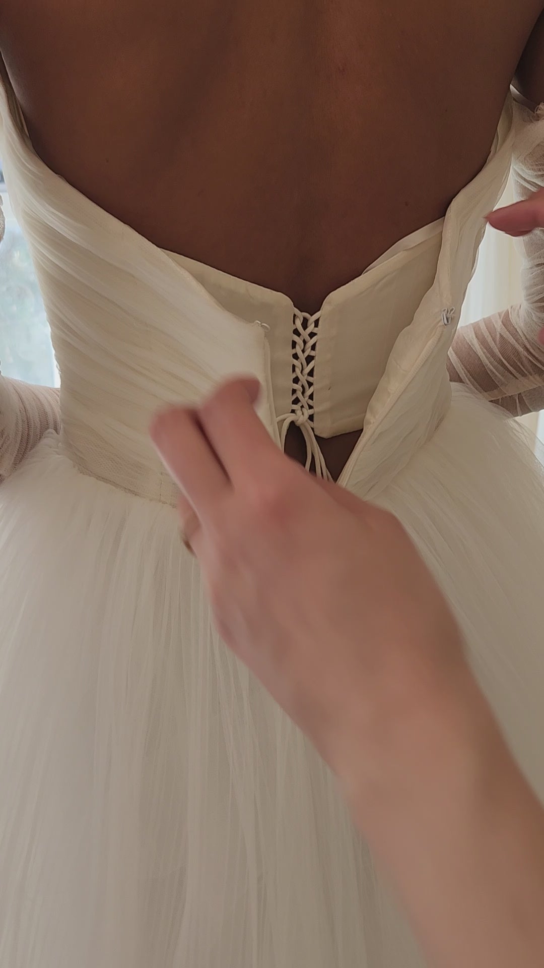 Zara by Ouma Back Corset Hidden Wedding Dress