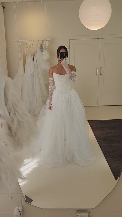 Zara Wedding  Dress Ouma with Sleeves