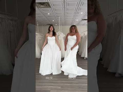 Klein, Draped bodice in two sizes with a baby basque